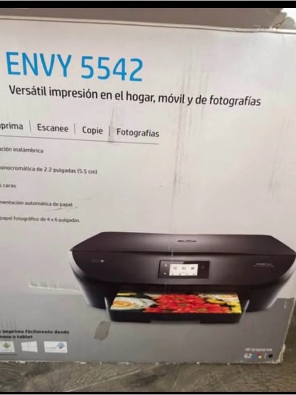 NEW HP ENVY 5542 Wireless All-in-One Printer Scanner Copier Photo Printer NIB